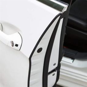 img 3 attached to 🚗 Eytool Car Door Protectors Edge Guards: 16ft(5M) U Shape Rubber Seal - Ultimate Car Protection