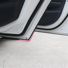 img 2 attached to 🚗 Eytool Car Door Protectors Edge Guards: 16ft(5M) U Shape Rubber Seal - Ultimate Car Protection