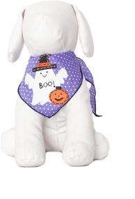 img 3 attached to 🎃 Halloween Dog Bandanas with Designer Appliques - Premium 100% Cotton for Tail-Wagging Style!