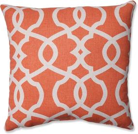 img 3 attached to Pillow Perfect Lattice Tangerine 16 5 Inch