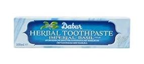 img 1 attached to 🌿 Dabur Imperial Basil Herbal Toothpaste - 100ml, Enhanced for Effective Oral Care!