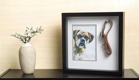 img 1 attached to 🐾 Capture Cherished Memories with the Pearhead Pet Collar Keepsake Picture Frame in Black