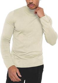 img 4 attached to 🐢 KINGBEGA Turtle Neck Pullover Sweaters