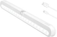 super bright led closet light: rechargeable motion sensor strip for kitchen, cabinet, wardrobe – cordless & adjustable (2 sensor modes) логотип