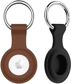 img 4 attached to Keychain Accessories Silicone Anti Lost Protective GPS, Finders & Accessories