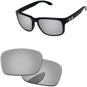 img 3 attached to PapaViva Lenses Replacement Oakley Holbrook Men's Accessories