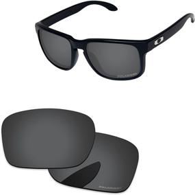 img 2 attached to PapaViva Lenses Replacement Oakley Holbrook Men's Accessories