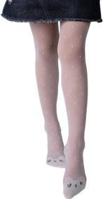 img 2 attached to 👧 Stylish Girls Sheer Tights - Trendy 30Den Girls' Clothing for Socks & Tights