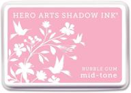 🌸 hero arts rubber stamps af208 shadow ink mid-tone, bubble gum: the perfect stamp ink for vibrant and playful projects logo