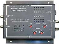 🔉 enhanced 40db bi-directional rf amplifier with integrated return path amplification by channel vision logo