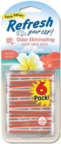 img 1 attached to 6-Pack Hawaiian Sunrise Auto Vent Stick by Refresh Your Car! E301448300