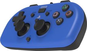 img 1 attached to 🎮 Officially Licensed Blue Wired Mini Gamepad for Kids - Playstation 4 Controller (Renewed) - Improve Quest Rankings!