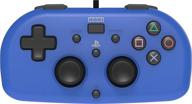 🎮 officially licensed blue wired mini gamepad for kids - playstation 4 controller (renewed) - improve quest rankings! логотип