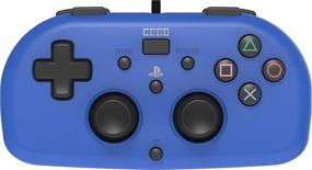 img 4 attached to 🎮 Officially Licensed Blue Wired Mini Gamepad for Kids - Playstation 4 Controller (Renewed) - Improve Quest Rankings!