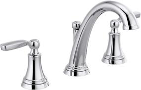 img 4 attached to Woodhurst Two-Handle Widespread Bathroom Faucet 3532LF MPU