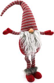 img 2 attached to 🎅 ITOMTE Handmade Swedish Gnome - 24 Inch Knitted Red Scandinavian Tomte for Christmas Decorations and Holiday Presents
