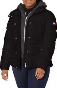 img 3 attached to Tommy Hilfiger Womens Alternative Jacket Women's Clothing in Coats, Jackets & Vests