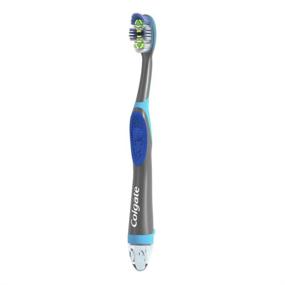 img 2 attached to 🦷 Colgate 360 Sonic Battery Power Electric Toothbrush with Floss-Tip Bristles, Tongue and Cheek Cleaner - Soft (2 Pack)