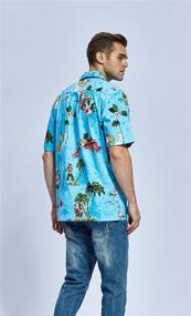 img 3 attached to 🌺 Hawaii Hangover: Festive Hawaiian Shirts for Stylish Christmas Men's Clothing