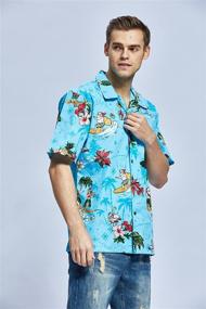 img 1 attached to 🌺 Hawaii Hangover: Festive Hawaiian Shirts for Stylish Christmas Men's Clothing