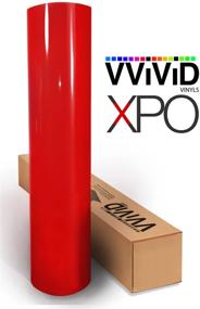 img 2 attached to 🚗 Highly Reflective VViViD Red Gloss Car Wrap Vinyl Roll | Easy Air Release Adhesive | 3mil Thickness | Size: 1.5ft x 5ft