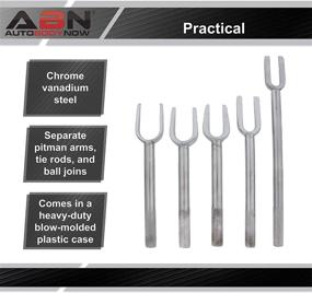 img 1 attached to 🔧 Набор инструментов ABN по отделению шарнирных соединений (5 предметов): Идеально подходит для разделения питмановых рычагов, тяговых рычагов и шаровых шарниров в автомобилях и легких грузовиках.
