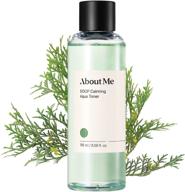 🌿 me soop calming aqua toner 195ml - vegan hydrating toner with cypress water, centella asiatica, and tea tree leaf extract. skin smoothing & texture refining clarifying toner logo