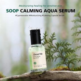 img 3 attached to 🌿 ME SOOP Calming Aqua Toner 195ml - Vegan Hydrating Toner with Cypress Water, Centella Asiatica, and Tea Tree Leaf Extract. Skin Smoothing & Texture Refining Clarifying Toner