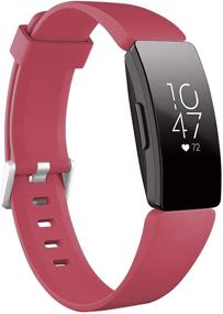 img 3 attached to Усилите свой опыт использования Fitbit с 5-пакетными браслетами Vanet: совместимы с Fitbit Inspire/Inspire 2/Inspire HR/Ace 2, мягкие силиконовые браслеты для женщин и мужчин (маленькие/большие)