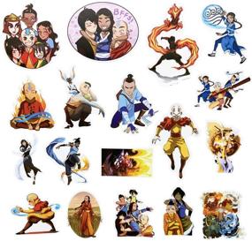 img 3 attached to 🚨 YOUTHSTORE Avatar: The Last Airbender Cartoon Stickers - 50pcs Decal Set for Laptop, Water Bottle, Luggage, Snowboard, Bicycle, and Skateboard - Perfect for Kids, Teens, and Adults