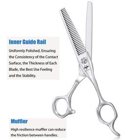 img 2 attached to Thinning Scissors Professional Texturizing Stainless Kitchen & Dining