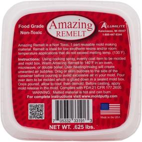 img 1 attached to 🔴 Alumilite Amazing Casting Products Remelt Clay Extruders - Red, 0.625 lbs