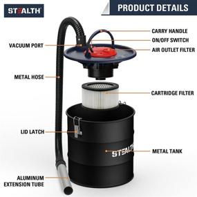 img 2 attached to Stealth EMV05S Gallon Vacuum Black