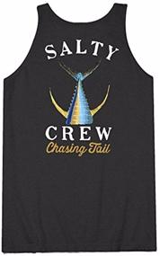 img 1 attached to 🌊 Salty Crew Tailed Tank Seafoam: Stylish Men's Clothing for Beach-Ready Looks