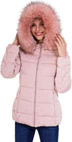 img 4 attached to Bellivera Womens Puffer Jacket Hooded Outdoor Recreation