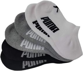 img 2 attached to 🧦 Puma Women's Cushioned Invisible No Show Socks 3-Pack - Shoe Size 5-9.5