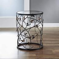 🌿 firstime &amp; co. traditional gold &amp; brass large bird and branches side table (btglvs-l) логотип