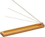 🎋 enhance your incense experience with the hooshing adjustable angle bamboo wood incense holder - 1 pack логотип