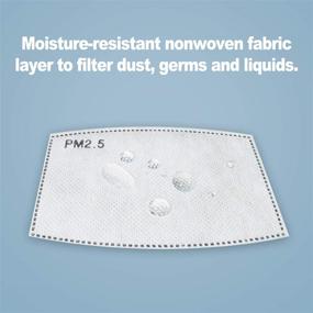 img 1 attached to 🌬️ 5 Layer Filter 40-Pack for Outdoor Activities