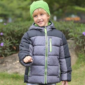 img 3 attached to 👦 HZXVic Lightweight Toddler Resistant BlackGray 5 6T Boys' Jackets & Coats: Comfortable and Stylish Outerwear for Active Kids