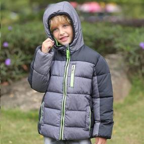 img 2 attached to 👦 HZXVic Lightweight Toddler Resistant BlackGray 5 6T Boys' Jackets & Coats: Comfortable and Stylish Outerwear for Active Kids