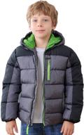 👦 hzxvic lightweight toddler resistant blackgray 5 6t boys' jackets & coats: comfortable and stylish outerwear for active kids logo