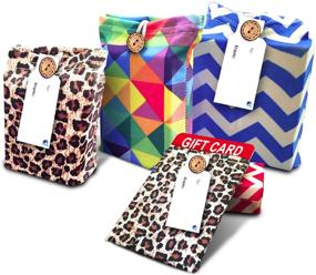 img 4 attached to 🎁 Convenient and Stylish Set of Five Reusable Gift Card Holders with Gift Tags