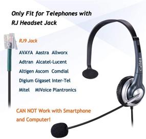 img 3 attached to Callez C300A1 Headphones Compatible Plantronics