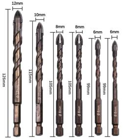 img 3 attached to Сверло Aiyun для каменной кладки, 6 шт., 6 12 мм (6 шт.