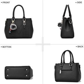 img 2 attached to 👜 YNIQUE Satchel Purses Handbags: Women's Handbags, Wallets, and Shoulder Satchels