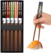 omytea pairs chopsticks reusable japanese logo