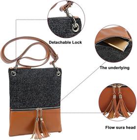 img 1 attached to Crossbody Sunflower Shoulder Messenger Handbag Women's Handbags & Wallets in Shoulder Bags