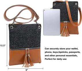 img 2 attached to Crossbody Sunflower Shoulder Messenger Handbag Women's Handbags & Wallets in Shoulder Bags