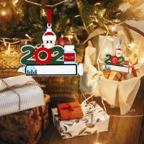 img 1 attached to Персонализированные новогодние украшения для семьи 2021 года: настраиваемые, милые и уникальные украшения для креативного оформления елки и запоминающегося новогоднего торжества